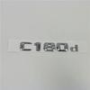 3D ABS Chrome Letters Emblem Badges  For Mercedes-Benz  A180d C180d E180d E200d A220d C220d E220d C250d E350d G350d
