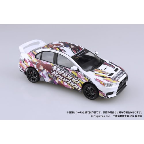 Aoshima Bunka Kyozai (AOSHIMA) 1/24 Itasha Series No. 3 Uma Musume Pretty Derby Ver. 2 Mitsubishi CZ4A Lancer Evolution X Final Edition '15 Plastic Mo