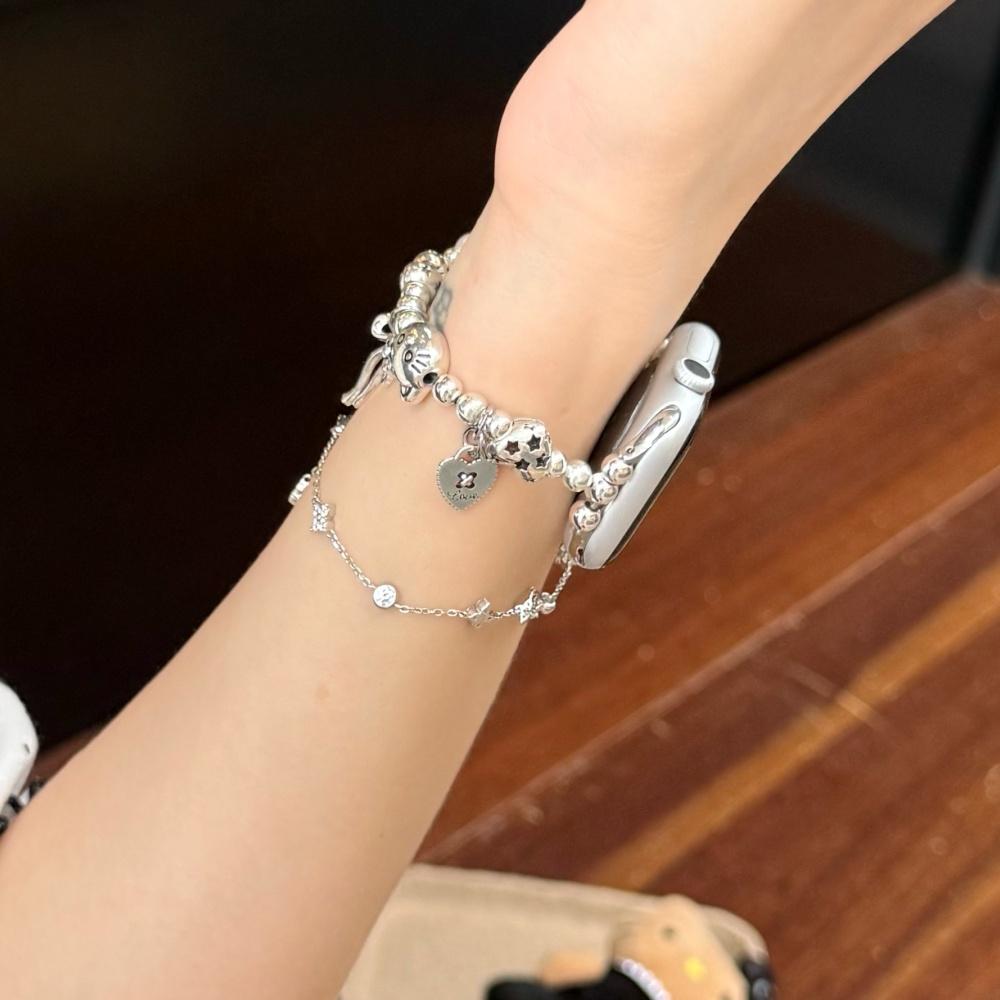 Versatile Simple Chain Replacement Watch Band for Apple Watch Series 1–11 / SE / Ultra Fits 38–49mm