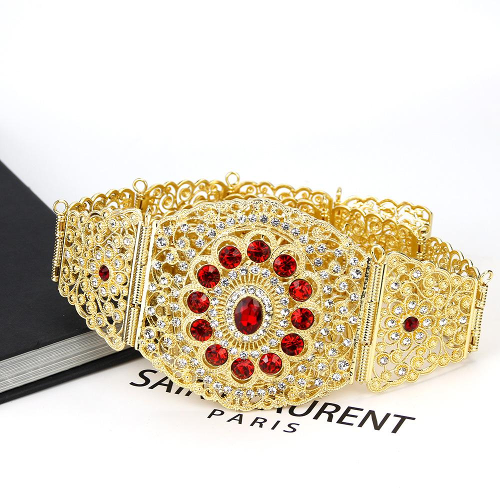 Пояс золотого цвета для свадебного платья, ювелирные изделия, круглая кристальная полая цепочка на живот