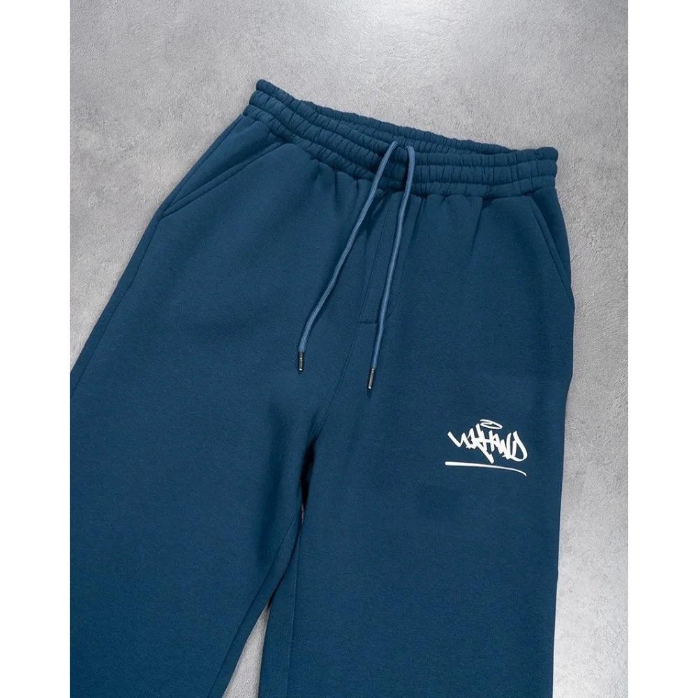 Спортивный костюм в стиле Y2K, свободная толстовка с капюшоном на молнии, прямые брюки, комплект из двух предметов, для пары, мягкий и удобный, студенческий тренд