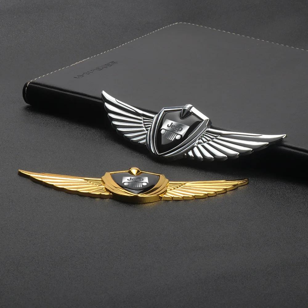 3D Metal Car Emblem Sticker Body Fender Rear Tail Decals for Jeep Wrangler Grand Cherokee Compass AKP1