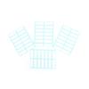 12Sheet Self Adhesive Sticky White Label Writable Name Stickers Blank Note Label