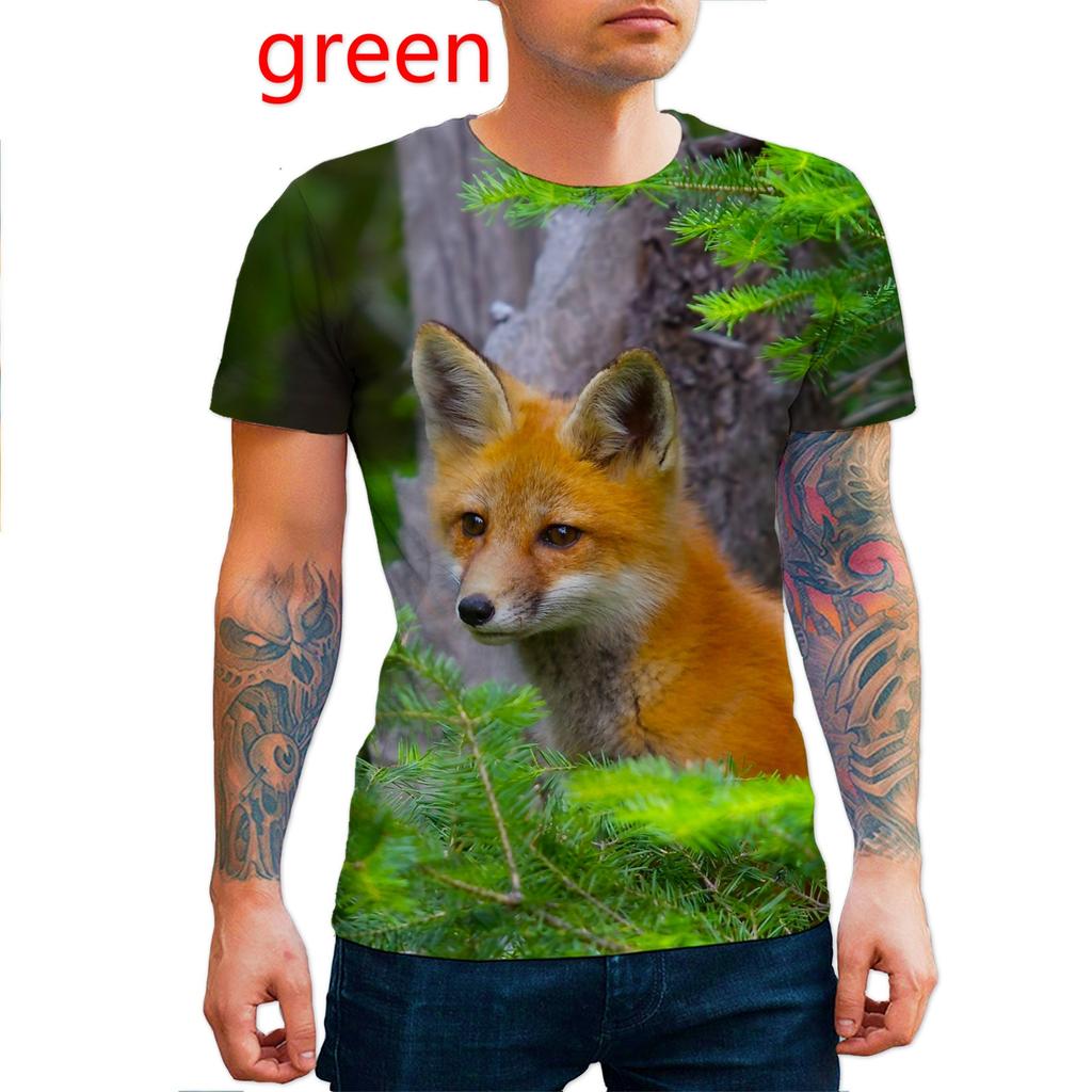 3D Animal Printed T Shirts for Men/women Personality Cool Printing Graphic Tee Shirt Plus Size Short Sleeve T-shirt