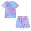 Детский комплект тай-дай - Комплект из 2 предметов с коротким рукавом и шортами