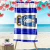 Пляжное полотенце с принтом Sheffield Wednesday F.C., Большое, Мягкое, Быстросохнущее, для Пляжа, Кемпинга, Плавания
