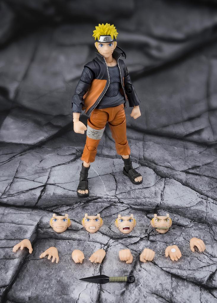 NARUTO SHIPPUDEN TAMASHII NATIONS Naruto Uzumaki Power Connected by Countless Approximately 145mm PVC ABS Painted Action Figure S.H.Figuarts -The