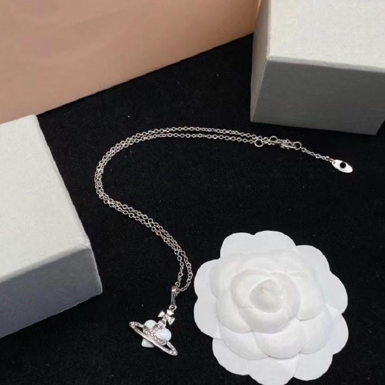 Большое колье в форме сердца Vivienne с блестящими стразами для женщин