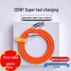 120W High-Speed Charging 6A Type-C Cable for Android, Apple, Huawei