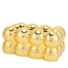Luxury Tissue Box Holder Large Capacity 3D Bubble Stylish Gold Tissue Box Cover for Home Office Gold