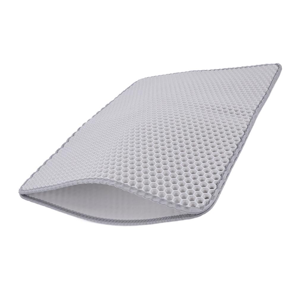 Двухслойный коврик для кошачьего туалета EVA Легко чистить Моющийся Противоскользящий Коврик-уловитель наполнителя для кошек и собак