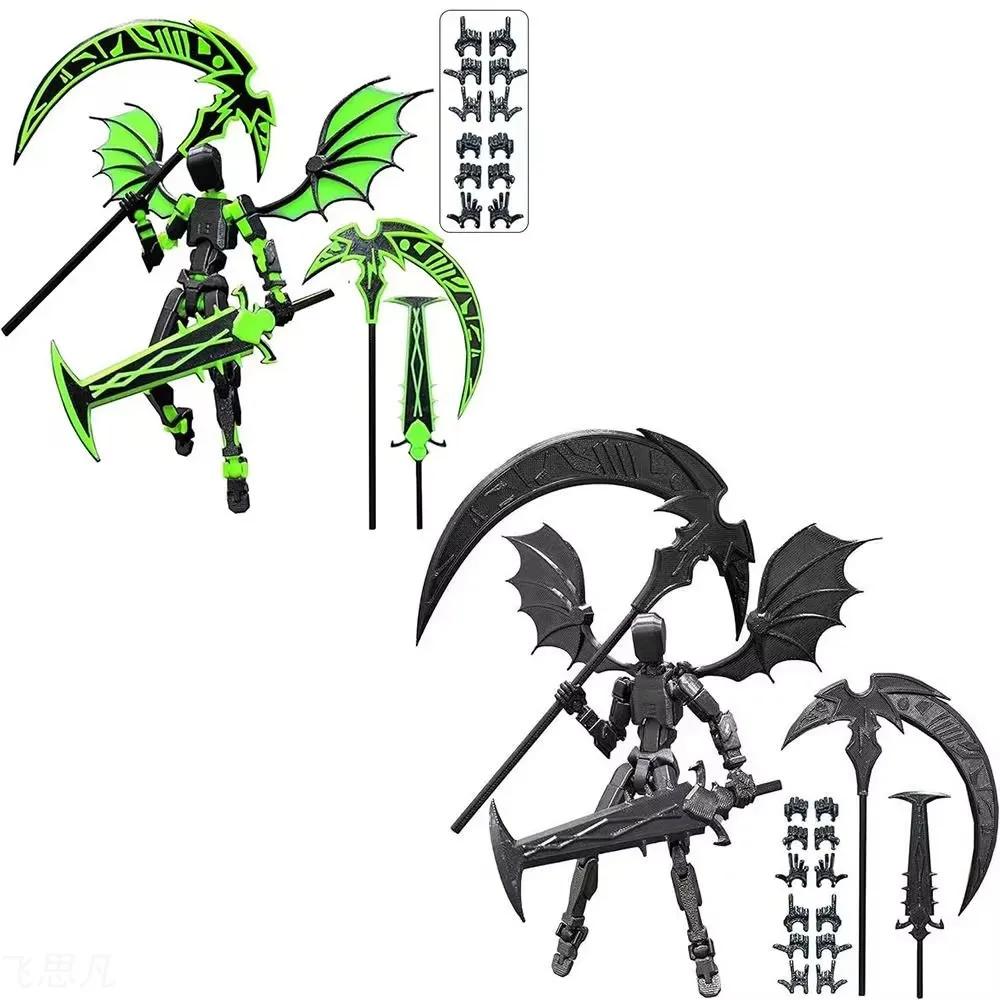 3D-печатная модель робота Робот Жнец Настольное украшение 13 Модель с подвижными частями Многосуставная подвижная модель робота-манекена