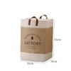 Large Capacity Laundry Basket Dirty Clothes Basket Fabric Laundry Basket Folding Storage Basket Household Storage Bag Portable