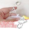 Adjustable Jewelry Knitting Tools Knitting Loop Crochet Ring Finger Wear Yarn Guides Thimble Ring