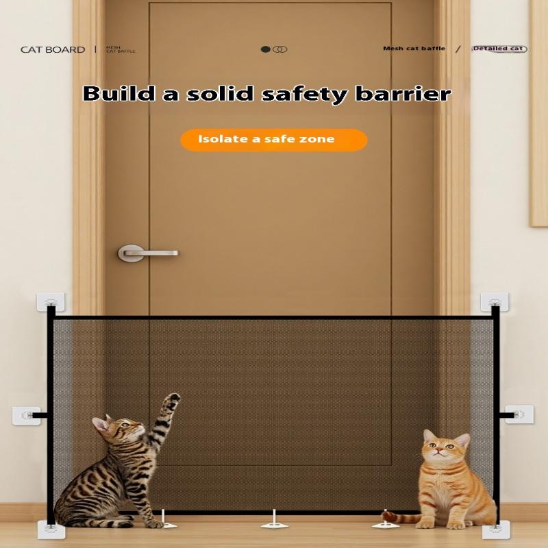 Складной забор для собак, сетка для изоляции питомцев, защитный забор, волшебные ворота для питомцев, дверь безопасности для детей