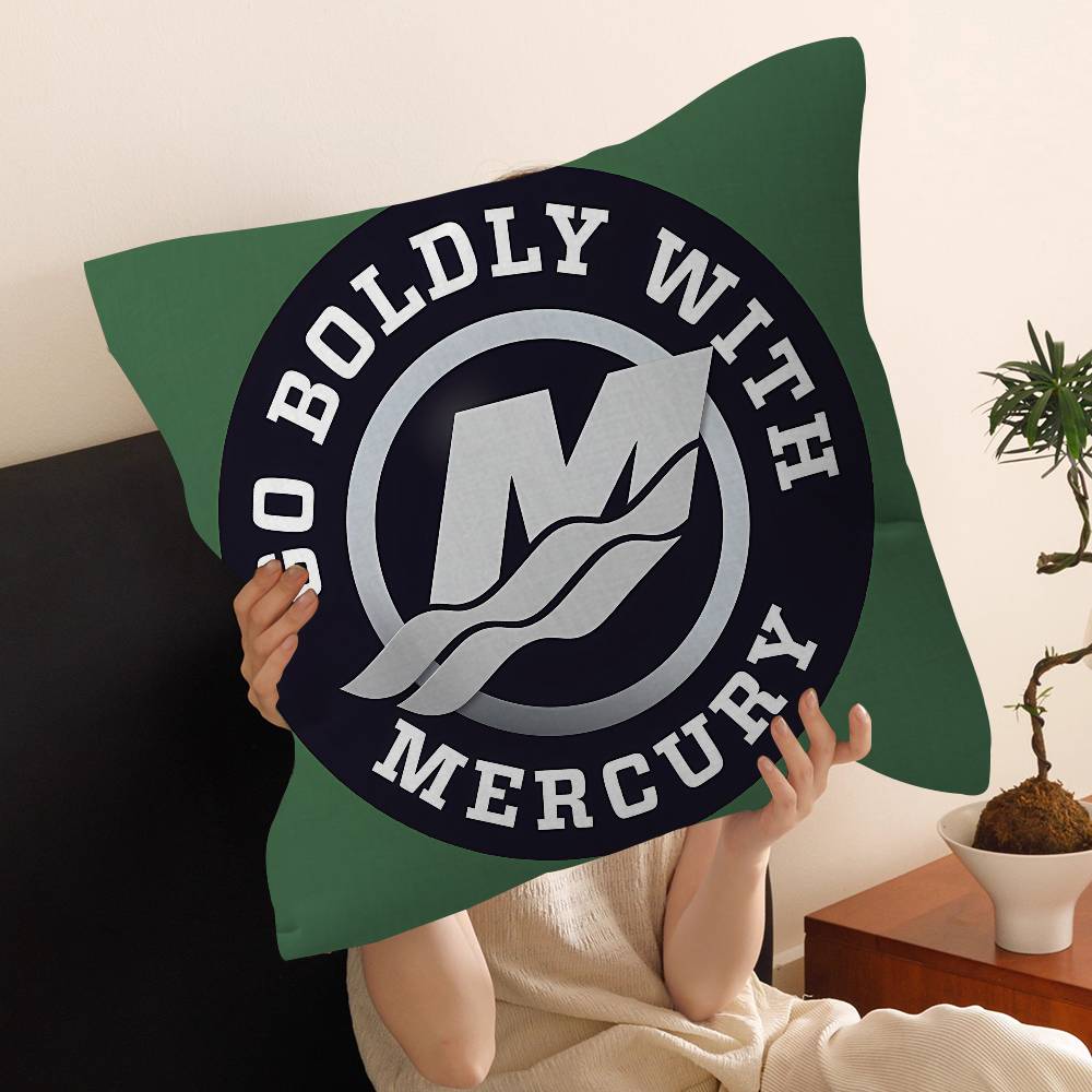 M-Mercurys Racing Pillow Gift Home Office Decoration Pillow Bedroom Sofa Car Cushion Coverpillow Case
