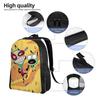 Invader Zim Cartoon Backpack Daypack for Camping Anime Bag Notebook Bag-LDYH549