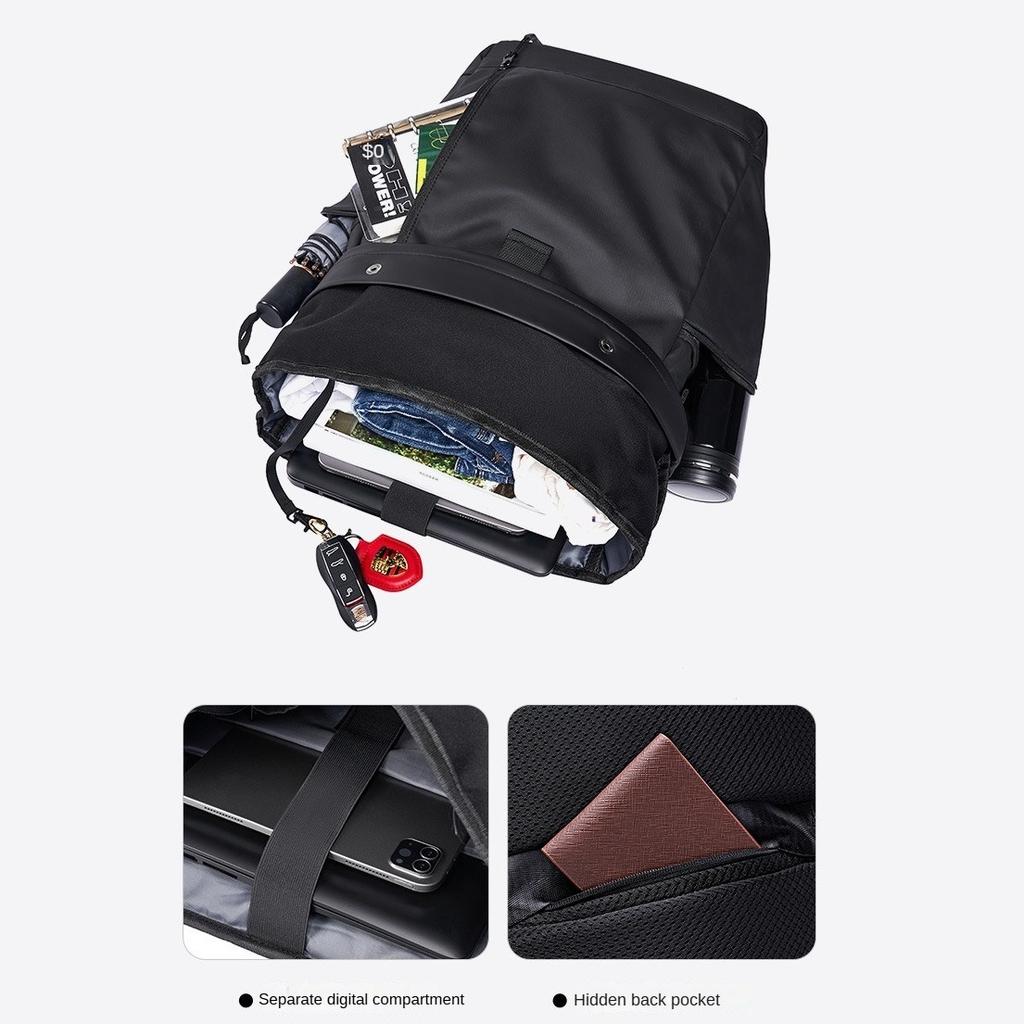 Мужская модная компьютерная сумка высокого класса, школьная сумка, водонепроницаемый мужской рюкзак из ткани Оксфорд большой емкости