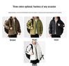 Men's Cross-Border Hooded Winter Down Jacket - Thick, Warm, Cold-Proof Casual Coat with Three Stripes