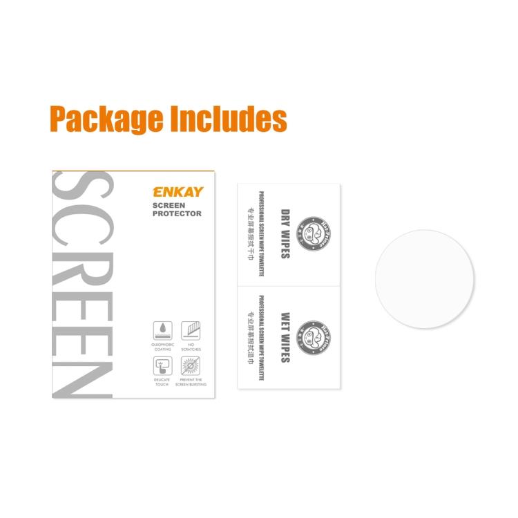 Hat‑Prince 0.2mm 9H Tempered‑Glass Screen Protector Compatible with Huawei Watch GT 4 41mm, Watch Screen Film, Film Only