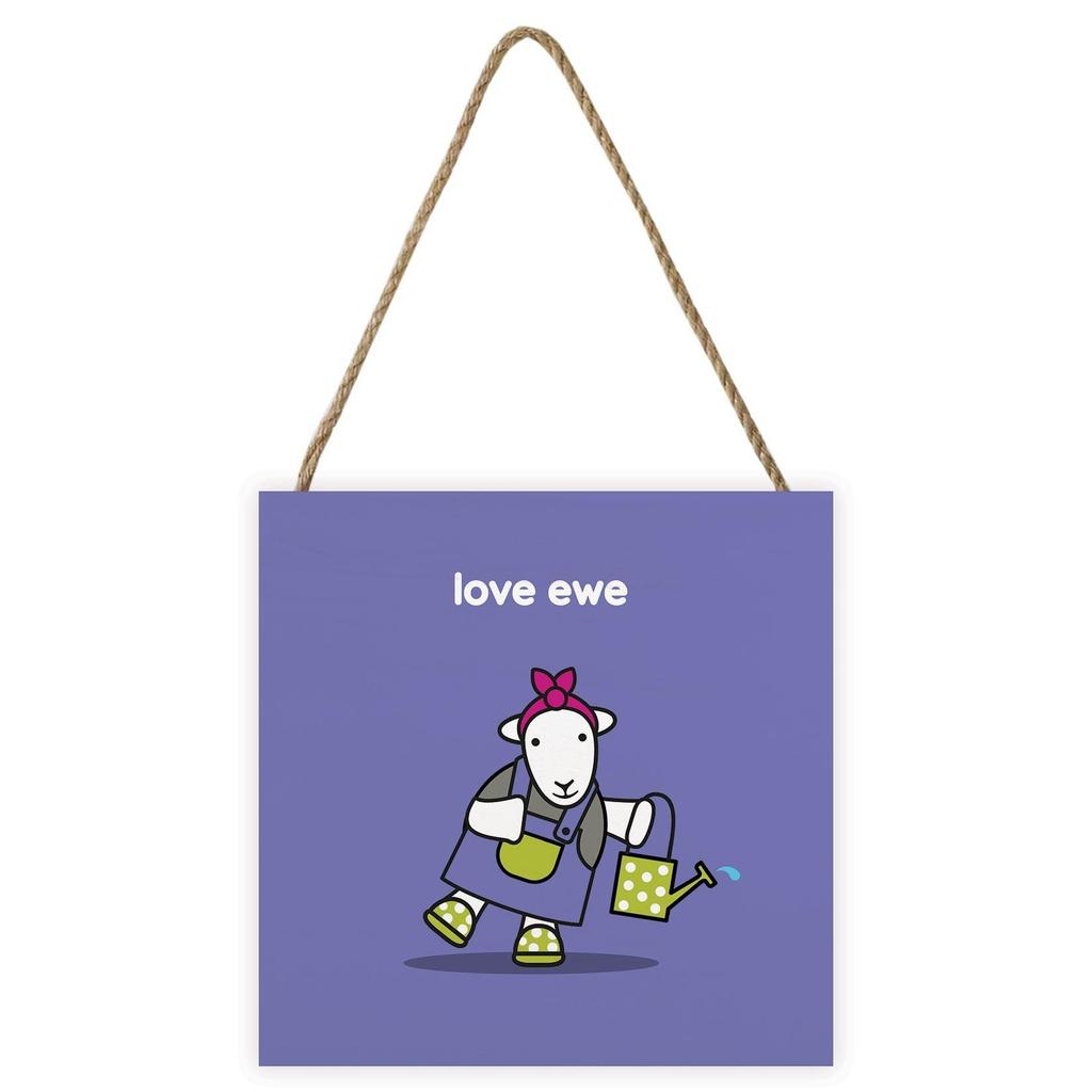 Herdy Love Ewe Plaque