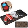 Rubber Shoe Tray Wet Shoe Tray, Applicable To The Entrance Indoor And Outdoor Snow Boot Pad Super Large Shoe Tray, Black