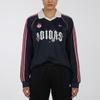 adidas Оригинальная футболка-поло с длинным рукавом, свободный крой, спортивная, женская, KY2020