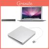 Высокоскоростной внешний DVD-привод USB 2.0 для Mac со стильным серебристым дизайном и возможностью записи CD