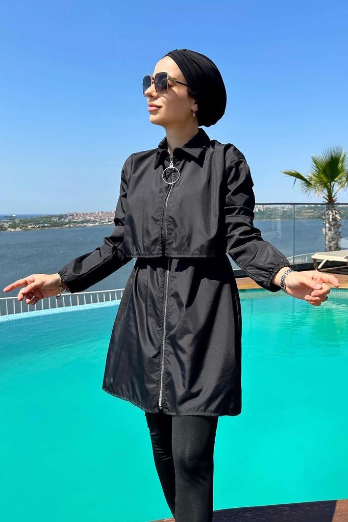 Женский Мусульманский Скромный Исламский Полный Чехол Буркини Пляжный Купальный Костюм Купальники Хиджаб Пляжная Одежда Купальник 