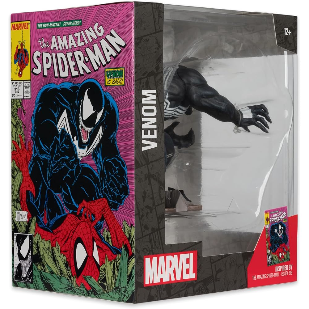 McFarlane Toys Marvel Venom 1:10 Scale Scene Collection Amazing Spider-Man #316 Action Figure