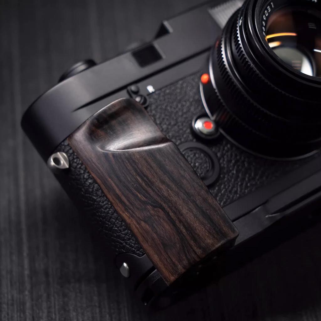 New Wooden L Handgrip For Leica M2 M3 M4 M6 M7 M4P MP MD MD2 MA Camera with Aluminum Alloy Base Support Quick Installation