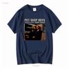 Pet Shop Boys Night Life Black T Shirt All Size Long Or Short Sleeves Vintage Washed Designer Clothes Breathable