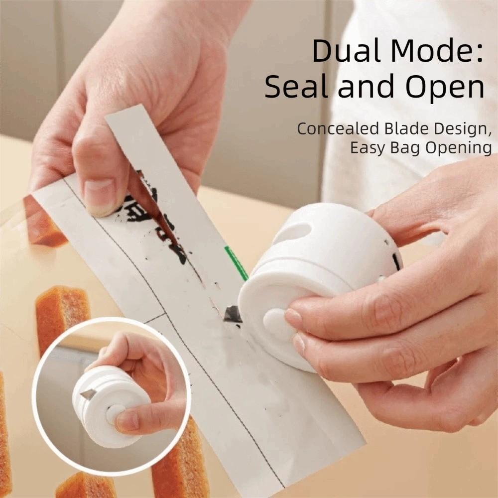 2 in 1 Magnetic Bag Sealer Portable Mini Food Sealer Multi-functional Handheld Sealer Food Storage