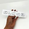 BASL4 2026 Горячая 3D-эмблема с хромированными черными буквами GLC300de GLC300e GLC350e GLC400e 4Matic для Mercedes Benz GLC X253, наклейка с
