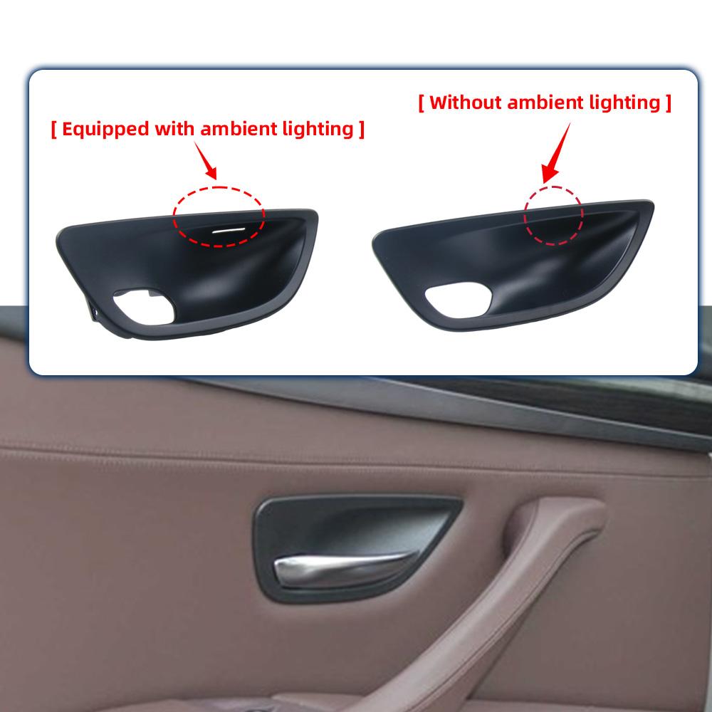 Bulk Supply Ambient Light Door Handle Bowl Trim Cover for BMW 5 Series F10 F11 F18 520i 523i 525i 528i 535i Interior Car Part