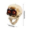 Halloween Decoration Scary Horror Party Decorate Skull With Red Light Eyes&Sound