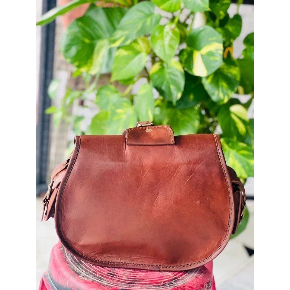 Important Leather Bag Goat Satchel Women's New Genuine