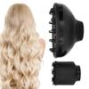 Adjustable Airflow Blow Dryer Diffuser Black Color Curly Hair Diffuser  Home Use