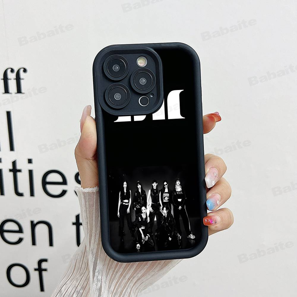 B-Baby M-Monster K-Kpop Phone Case iPhone 16 Plus 15 11 14 12 13 17 Pro Max Shockproof Soft Cover