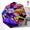 1pc Outdoor Umbrella with Anime Characters - Automatic Opening/Closing, Portable 3-Fold Design, 8-Rib Iron Frame, Perfect Gift for Fans, Traveler