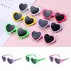 Cute Multicolor Dress Up Accessories Toys Glasses Doll Eyeglasses Sunglasses Love Shaped