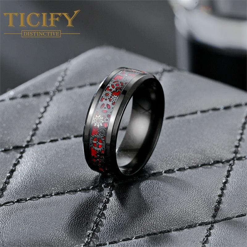 Новый продукт, кольцо из титановой стали, мужское персонализированное кольцо с шестернями, ежегодное колесо, модное кольцо, ювелирные изделия Gandal