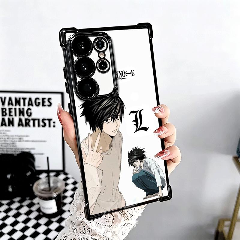 N-Notes D-Смерти L Lawliet Мягкий чехол для телефона для Samsung Galaxy S26 Ultra S25 Edge S24 FE S23 Plus S22 S21 + S20 Покрытие Защита от падения