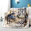 Chelsea F.C Pattern Blanket for Home Decoration, Bed, Sofa, Car Travel, Camping, Suitable for All Seasons, Birthday Christmas Gift