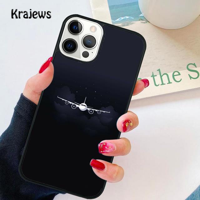 Мягкий чехол-обложка для телефона с изображением самолета для iPhone 17 Air 16 15 14 13 12 Max Для Apple 11 Pro Max Plus