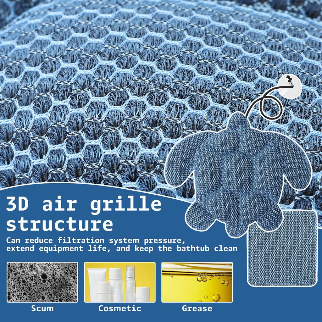 3Pcs Turtle Shape Tub Scum Absorber Versatile Reusable and Washable Hot Tub Sponge for Swimming Pool and Spa Keeping Water Clean