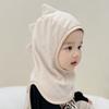 Winter Fleece Balaclava for Baby Cute Cartoon Dinosaur Hooded Scarf Hat Kids Warm Children One Piece Beanie Cap