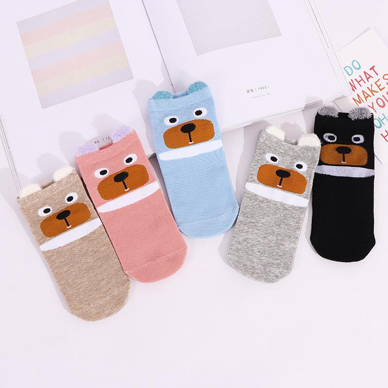 Women Cotton Socks Set Cute Cake Socks Kawaii Lovely Short Sock Casual Comfortable For Girl Korean Style High Quality Calcetines