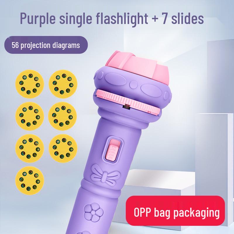 Kids' Educational Luminous Projection Flashlight Toy