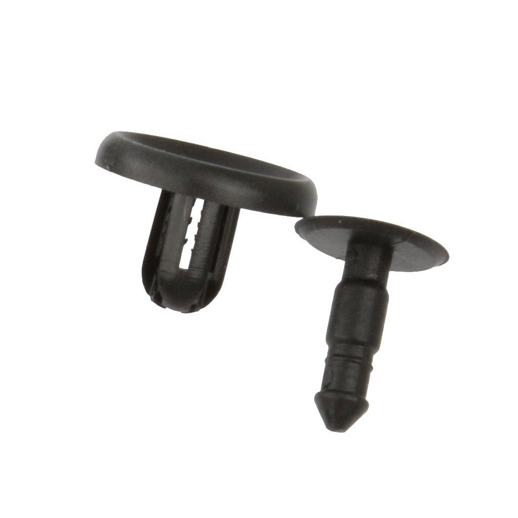 KOZEEY Push Engine Undercover Retention Clip Fasteners for Toyota Approximately 30 Pieces